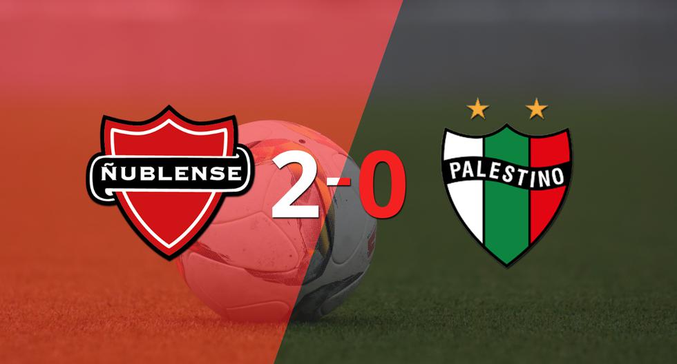 Ñublense le ganó con claridad a Palestino por 2 a 0