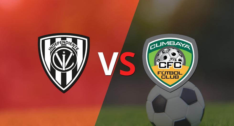 Termina el primer tiempo con una victoria para Independiente del Valle vs Cumbayá FC por 1-0