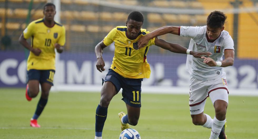 Ecuador vs. Venezuela (1-1): goles, resumen y minuto a minuto por Sudamericano Sub-20