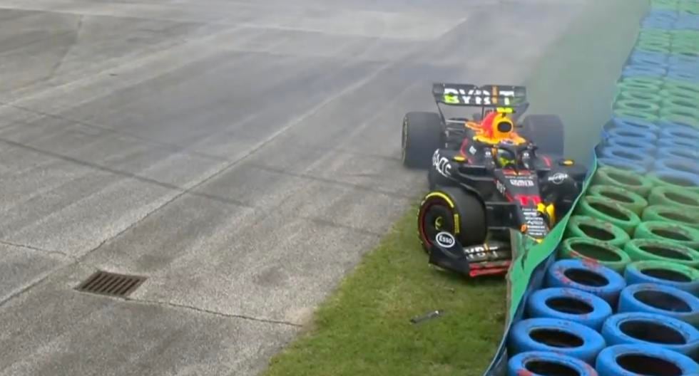 ‘Checo’ sufre un duro golpe en la P1 del Gran Premio de Hungría