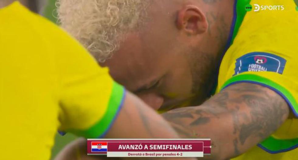 Neymar y el llanto de Brasil tras quedar fuera del Mundial 