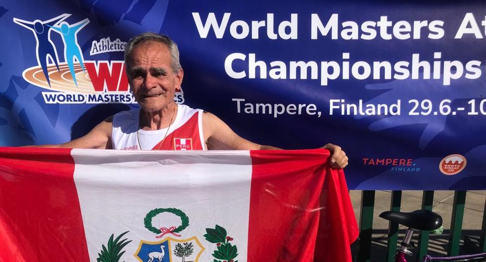 Atletismo: expresidente de Universitario de Deportes Jaime León es subcampeón en 100 metros del Mundial Másters de atletismo Tampere 2022 en Finlandia