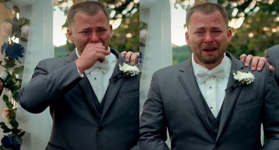 Esta es la verdad detrás del video viral donde un hombre llora de emoción en su boda