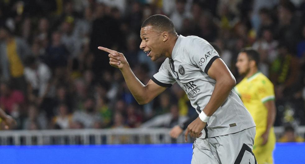 Con doblete de Mbappé: PSG goleó 3-0 al Nantes por la Ligue 1 de Francia