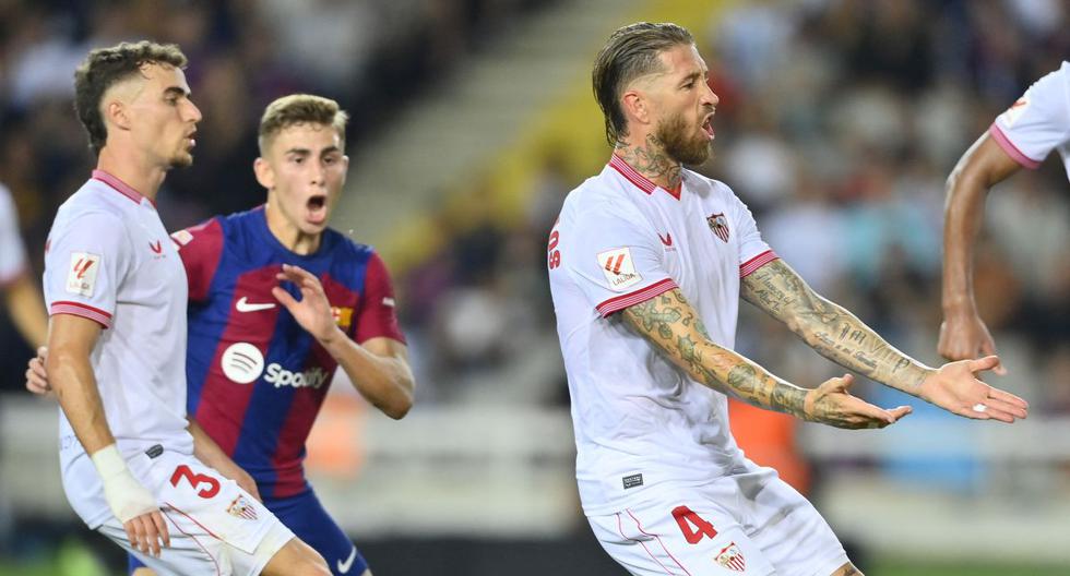 ¡Con autogol de Ramos! Barcelona venció 1-0 a Sevilla, por LaLiga