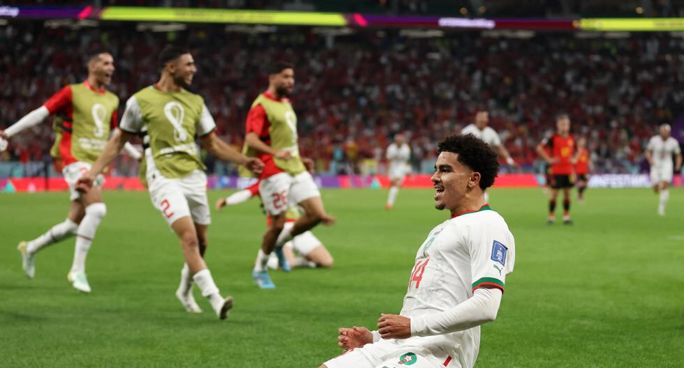 ¡GOLAZO! Aboukhlal y el 2-0 de Marruecos vs. Bélgica en el Mundial 