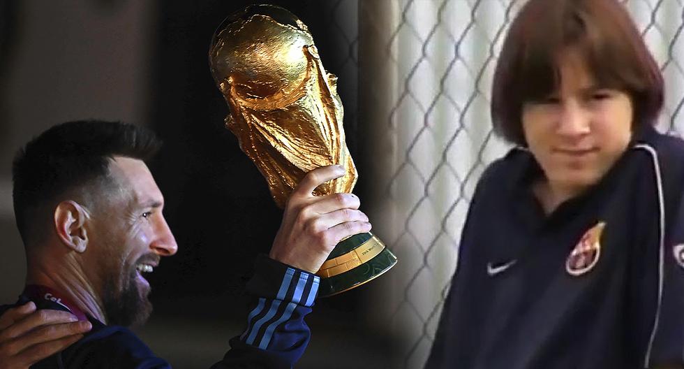 ¿Qué le diría el Messi campeón del mundo al pequeño ‘Leo’ que recién llegó al Barcelona?