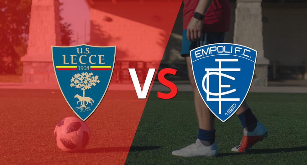 Lecce y Empoli empatan 1-1 y se van a los vestuarios