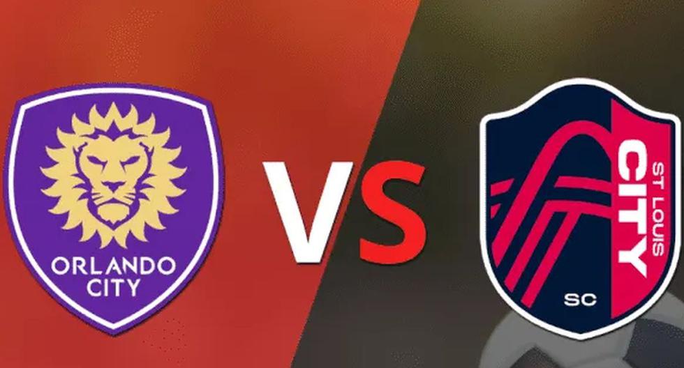 Which channel is broadcasting today, Orlando City vs St. Louis City on TV?