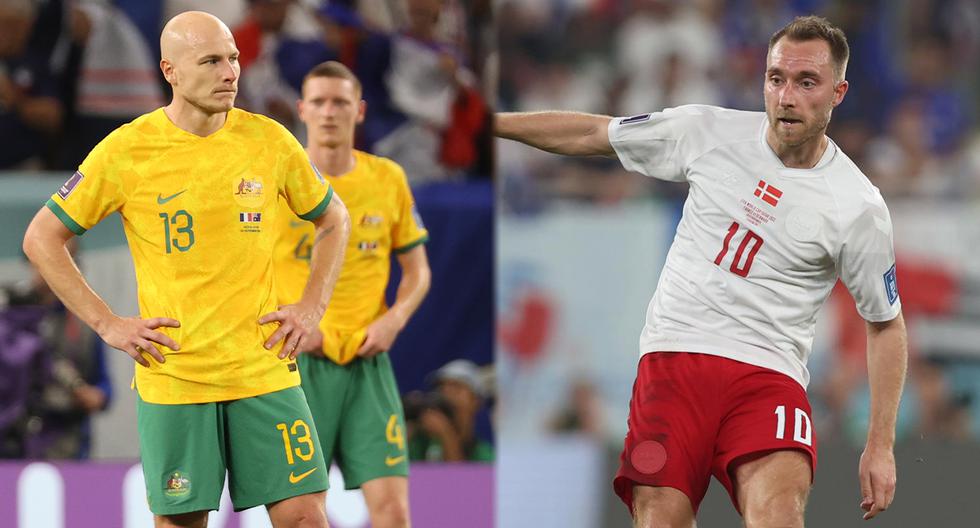 Alineaciones de Australia vs. Dinamarca: así forman por el Mundial Qatar 2022