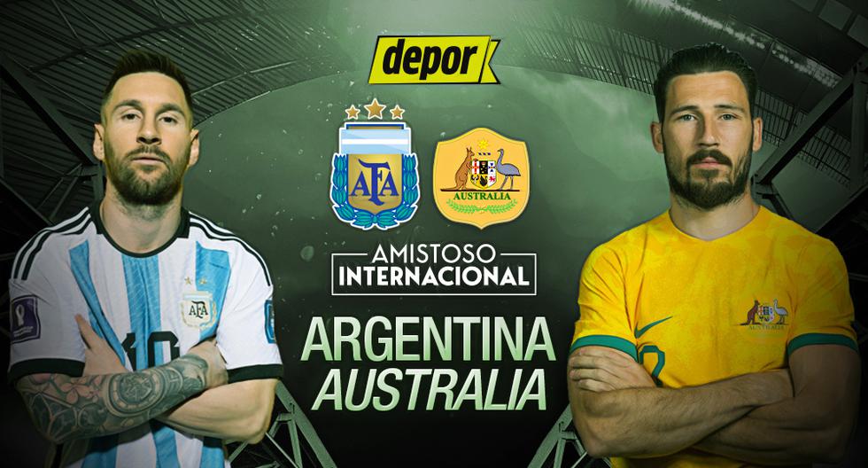 Argentina vs. Australia EN VIVO vía TV Pública y Fútbol Libre: minuto a minuto del amistoso