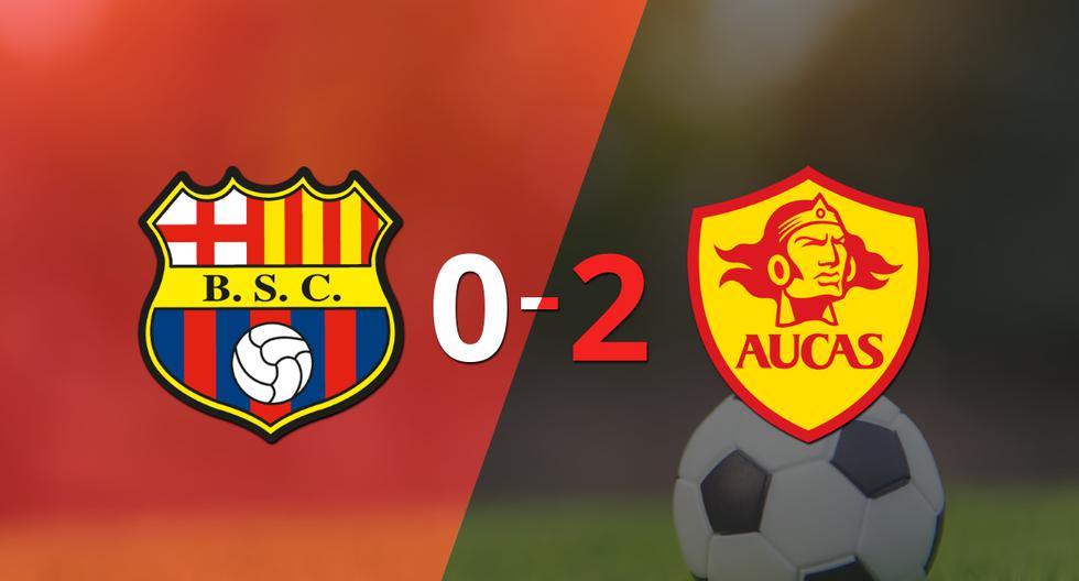 Solid victory for Aucas at Barcelona's home with a score of 2-0.