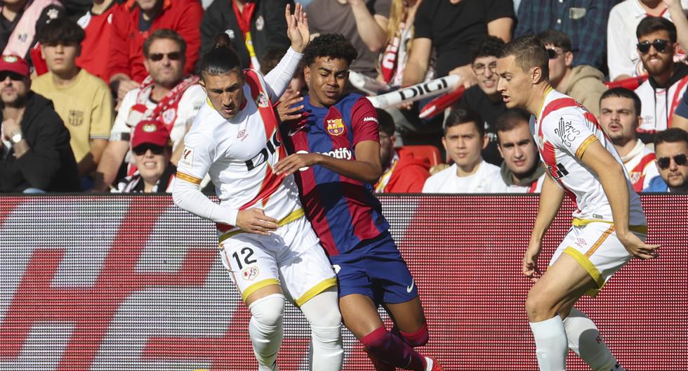 FC Barcelona volvió a tropezar en LaLiga: empate 1-1 ante el Rayo en Vallecas