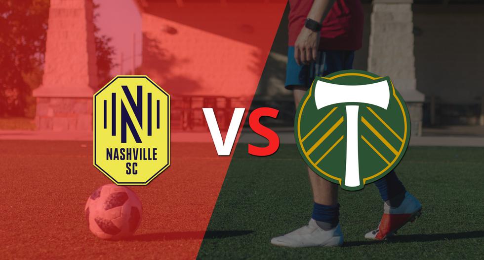 The first half ends with a 1-0 victory for Nashville SC against Portland Timbers.