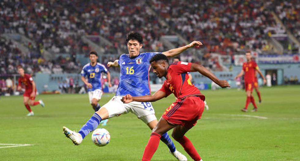 Hard-fought match: Spain lost 2-1 to Japan, but qualified for the Round of 16 in Qatar 2022.