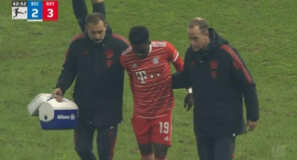 Preocupación desde Canadá: Alphonso Davies se lesionó en Bayern Múnich 