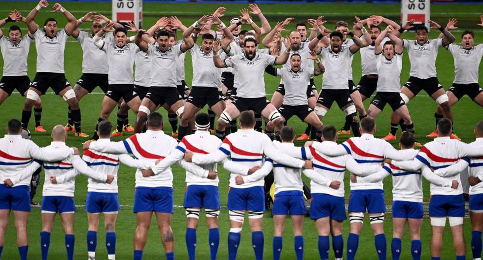 What channel broadcasted France vs. All Blacks for the Rugby World Cup?