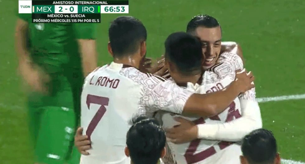 Ya es goleada en Girona: Jesús Gallardo marcó el 3-0 en el México vs. Irak 