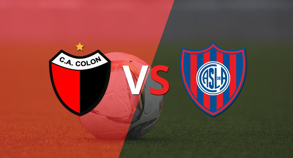 Arranca el partido entre Colón vs San Lorenzo