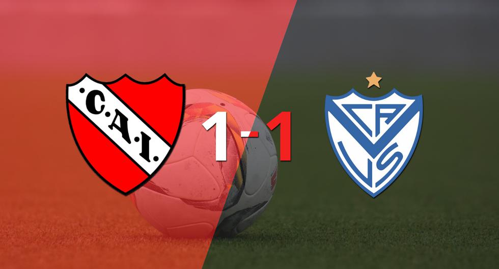 Independiente y Vélez igualaron 1 a 1
