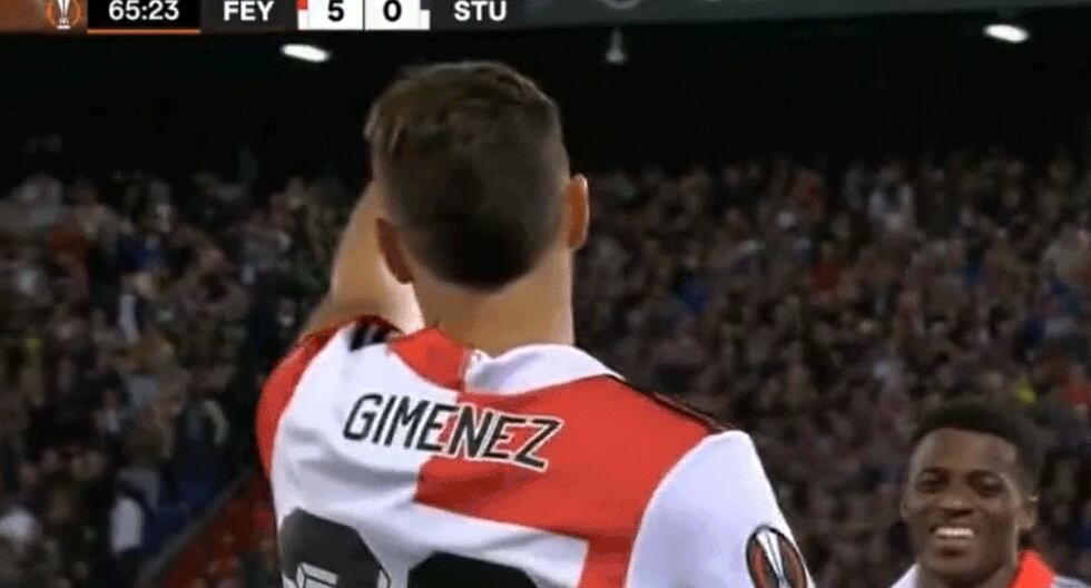 Sigue ‘onfire’: ‘Santi’ Giménez marcó en la goleada del Feyenoord vs. Sturm Graz 