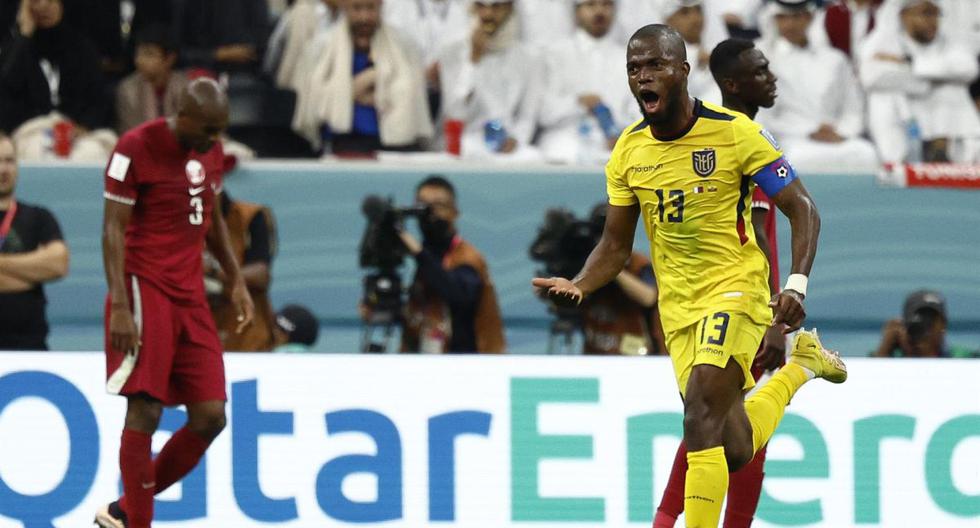 Con doblete de Valencia: Ecuador derrotó 2-0 a Qatar en el partido inaugural del Mundial