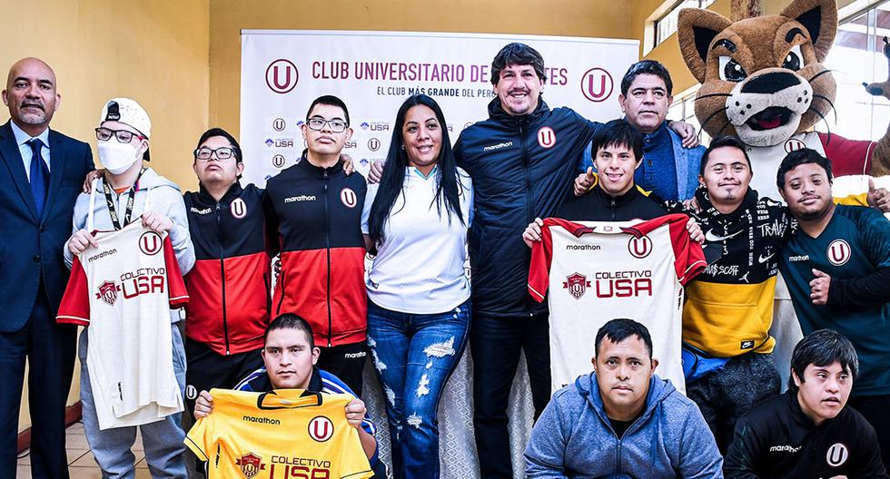 Universitario comunica el Colectivo USA se convierte en el sponsor oficial del equipo de futsal Down del cuadro crema de cara a los torneos hoy RMMD