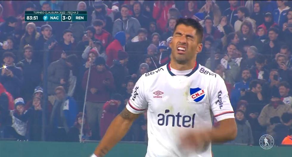 Tras marcar su primer gol: Luis Suárez falló un penal en el Nacional vs. Rentistas 