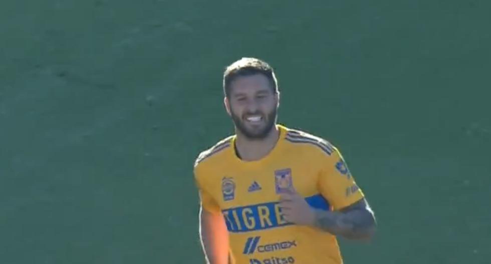 After several minutes of suspense: Gignac scores a goal for Tigres, making it 1-0 against Atlético San Luis.
