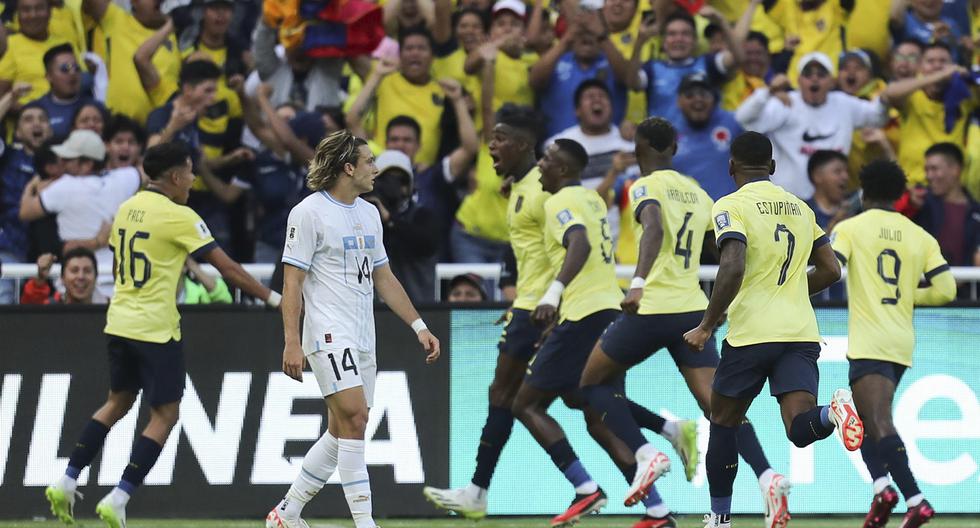 Ecuador vs. Uruguay (2-1): minuto a minuto, goles y resumen por Eliminatorias 2026