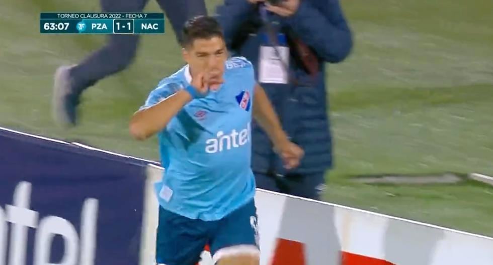 Puro lujo del ‘Pistolero’: Luis Suárez anotó el 2-1 de Nacional ante Plaza Colonia 