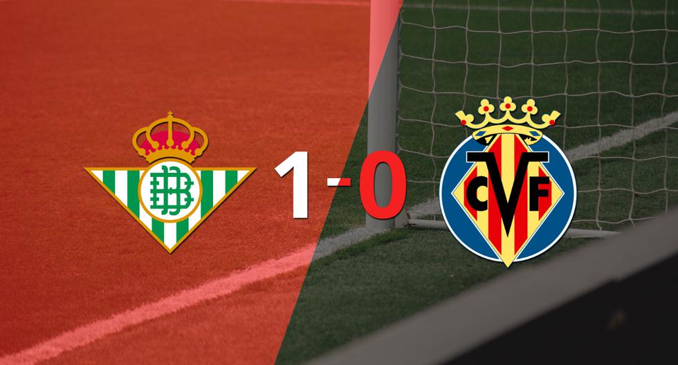 Betis took advantage of their home field and defeated Villarreal.