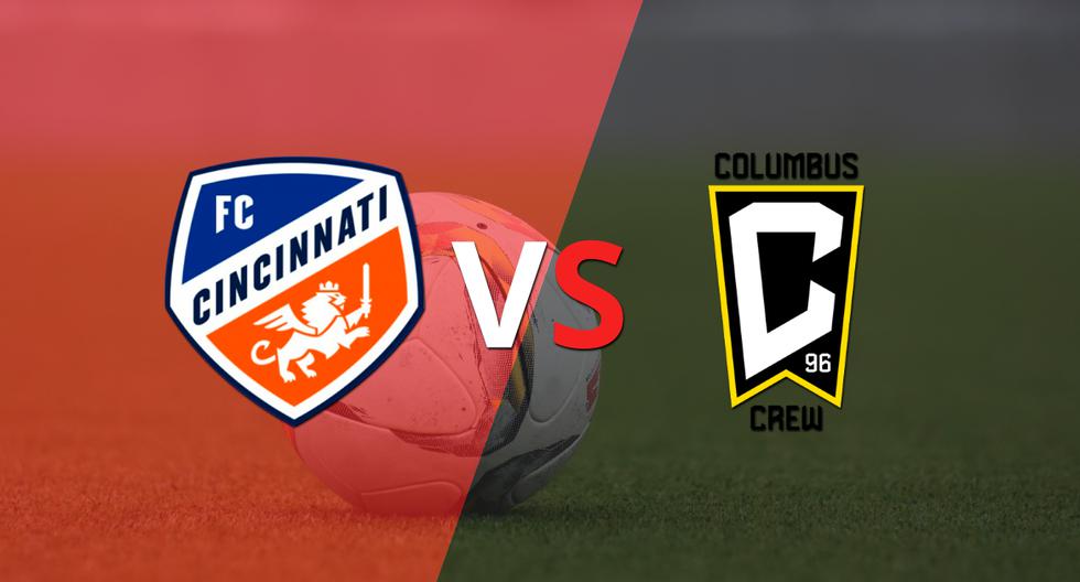 Termina el primer tiempo con una victoria para FC Cincinnati vs Columbus Crew SC por 1-0