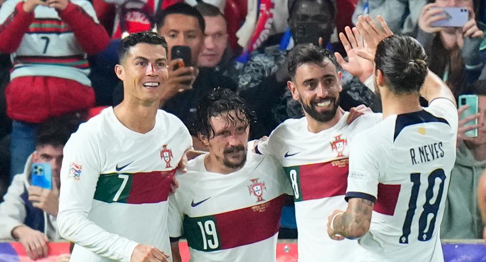 Cerca del Final Four: Portugal venció 4-0 a República Checa y sueña con la Nations League