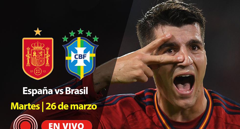España vs. Brasil EN DIRECTO GRATIS - partido amistoso FIFA desde Madrid