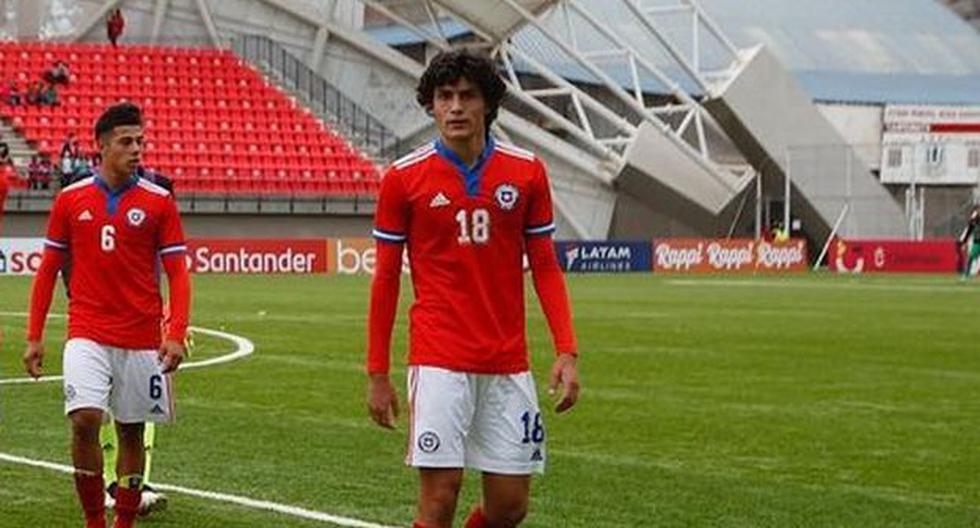 Suma minutos: Sebastián Pineau jugó en la derrota de la Selección de Chile Sub-20 ante Inglaterra