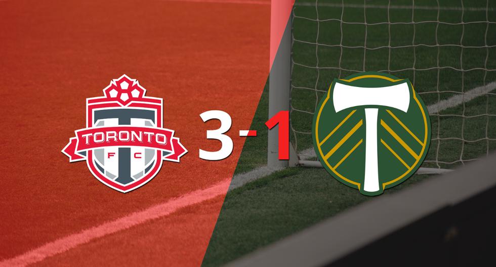 Con muchos goles, Toronto FC derrotó 3-1 a Portland Timbers
