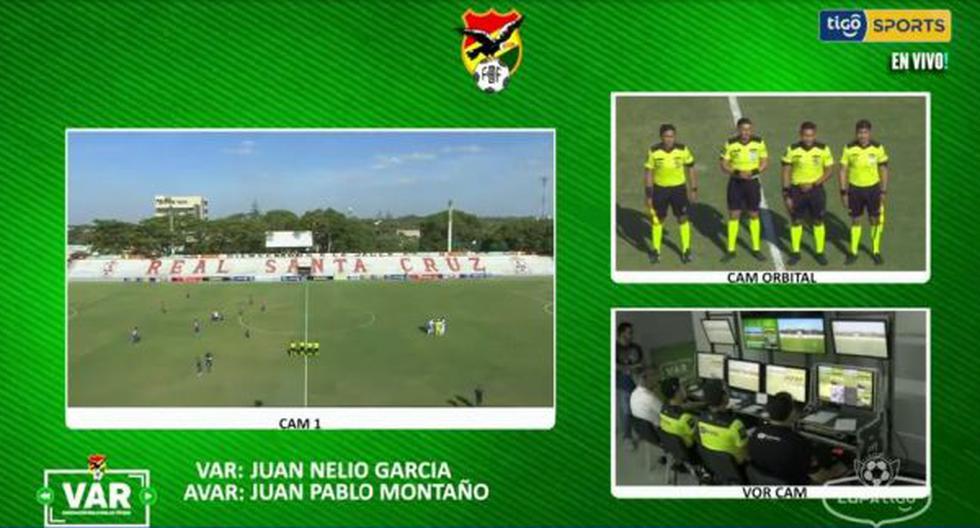 VAR en Bolivia: se estrenó en el partido entre Real Santa Cruz y Universitario de Sucre