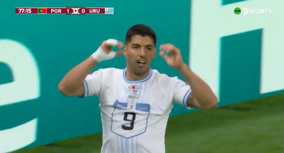Frente al arco: el fallido remate de Luis Suárez que pudo ser el empate entre Uruguay y Portugal 