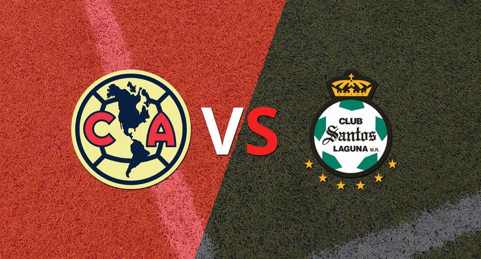 Club América logró igualar el marcador ante Santos Laguna