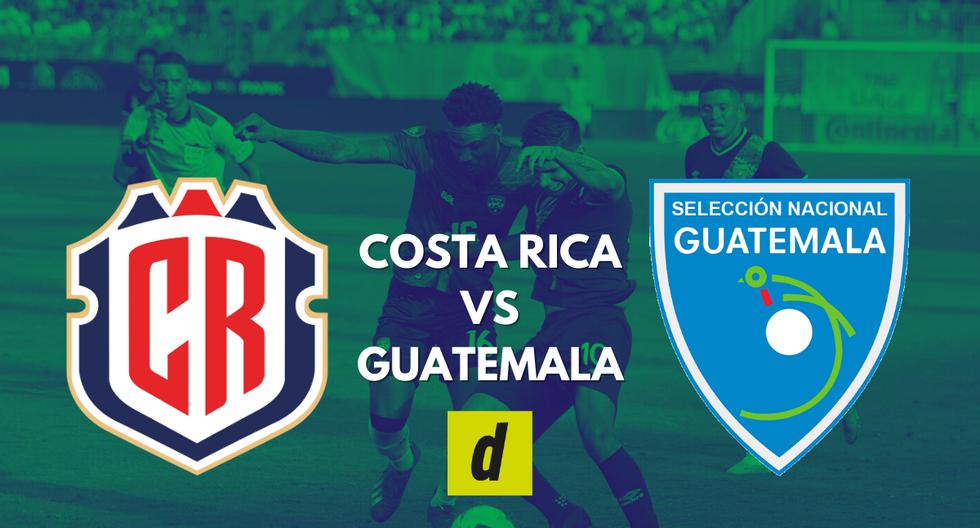 Link, Costa Rica – Guatemala en vivo para ver amistoso FIFA 2023