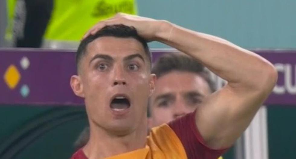 He goes crazy: Cristiano Ronaldo's reaction to Diogo Costa's mistake.