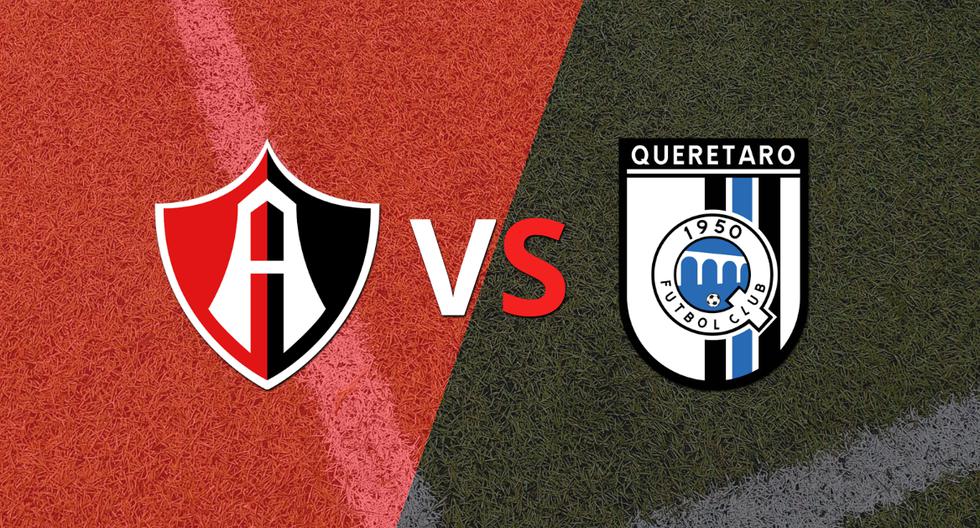 Termina el primer tiempo con una victoria para Querétaro vs Atlas por 1-0