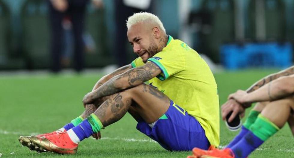 Neymar y su doloroso mensaje después de la eliminación de Brasil en el Mundial Qatar 2022 