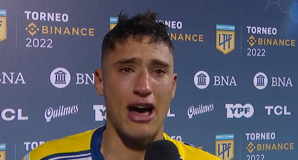 Hasta las lágrimas: la emoción de Alejo Veliz tras la victoria de Rosario Central vs. Newell’s 