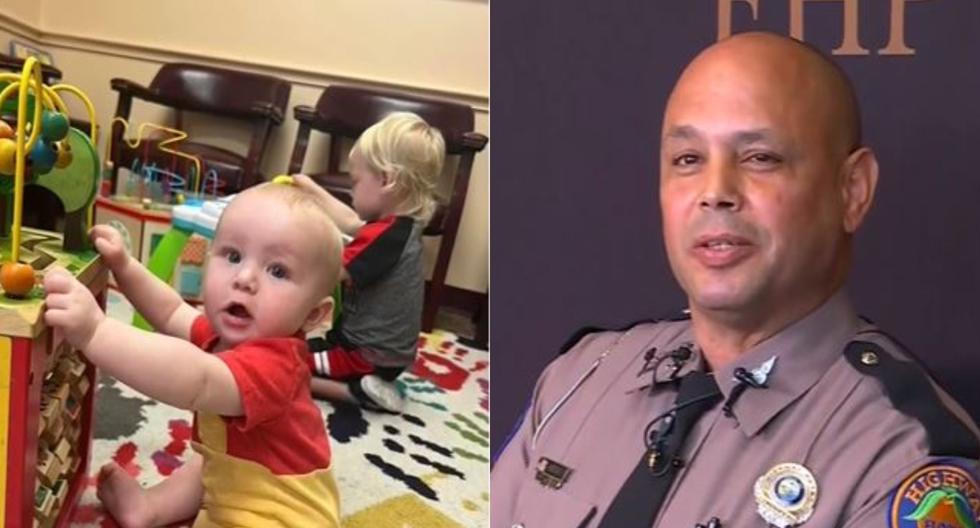 Policía se viste de héroe al salvar la vida de un bebé de 8 meses que se ahogaba