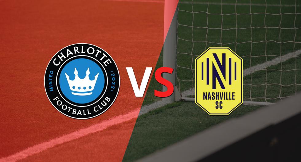 Termina el primer tiempo con una victoria para Charlotte FC vs Nashville SC por 1-0