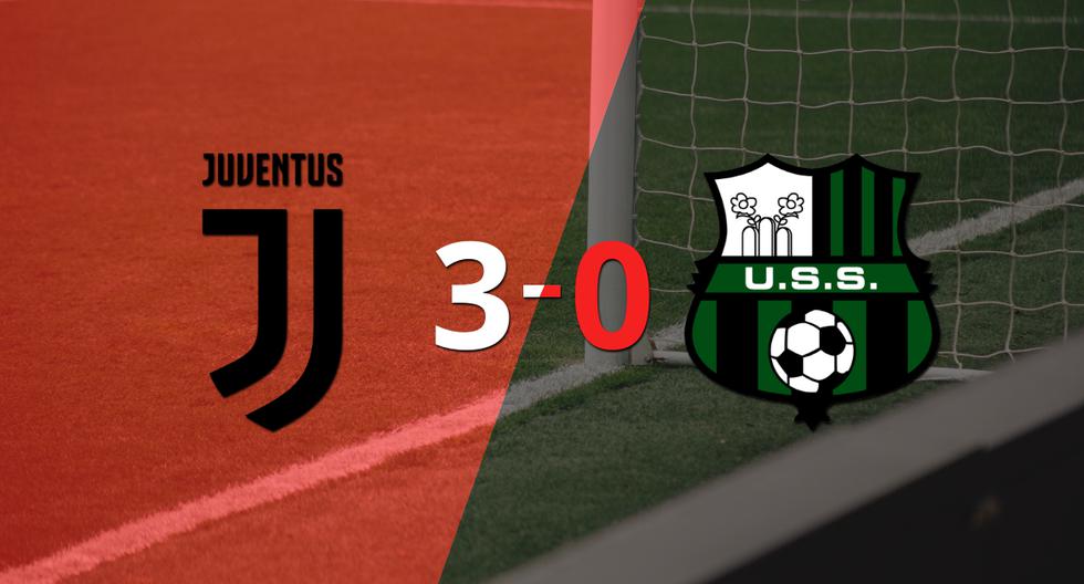 Juventus golea 3-0 a Sassuolo y Dusan Vlahovic firma doblete
