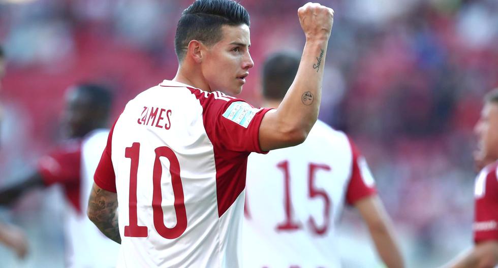 Con gol de James Rodríguez: Olympiacos derrotó 2-0 a Lamia por la Superliga de Grecia