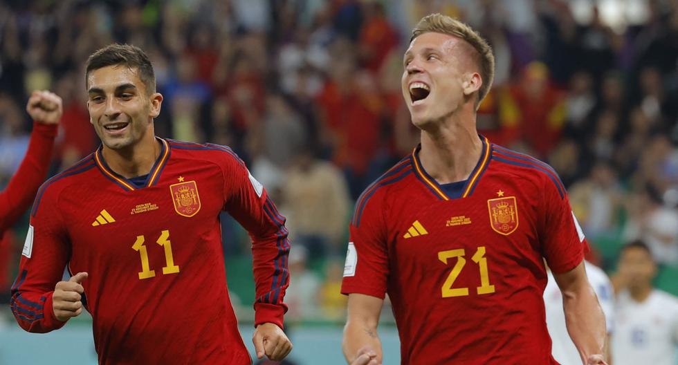 A puro toque: el golazo de Dani Olmo para el 1-0 de España vs. Costa Rica 